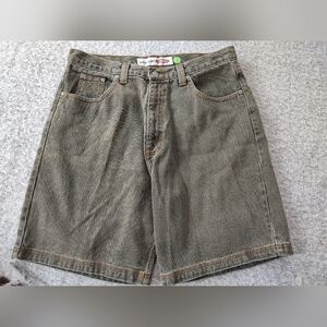 Faded Glory Loose Vintage Olive Green Corduroy Men’s Shorts 36 Skate Surf
